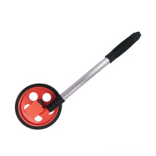 Telescoping digital rolling walking single measuring wheel with TPR handle